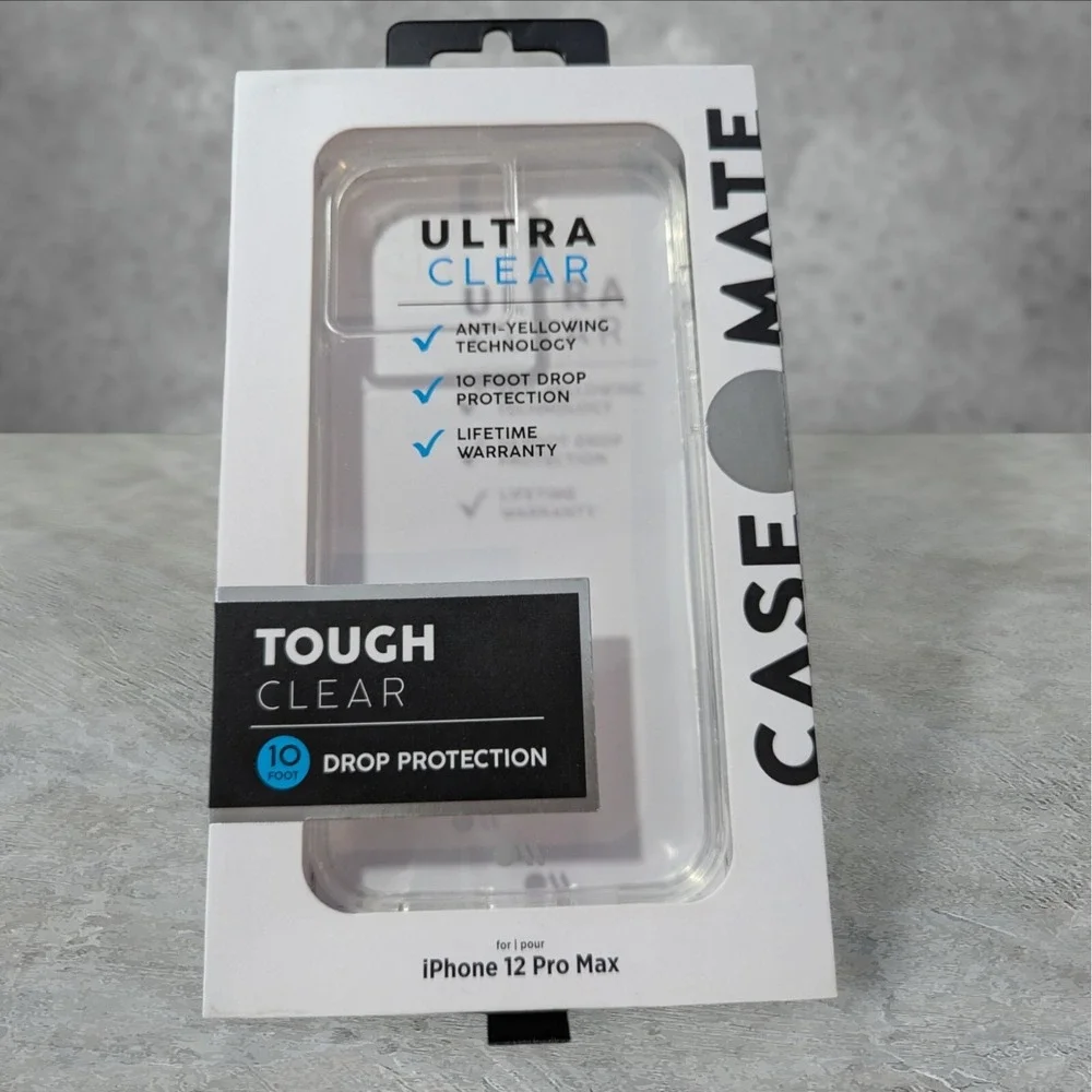 L3. Case-Mate Tough Clear‎ Case for Apple iPhone 12 Pro Max See Full Description